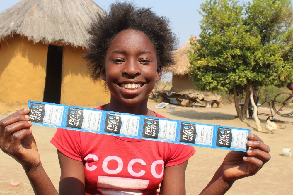 Clean water access helps Janet and other children stay healthy and in school in Mumbwa, Nyimba and Shibuyunji districts